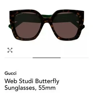 Gucci Kering Web Studi Butterfly Sunglasses Gucci | Accessories | Gucci Kering Web Studi Butterfly  main image 3
